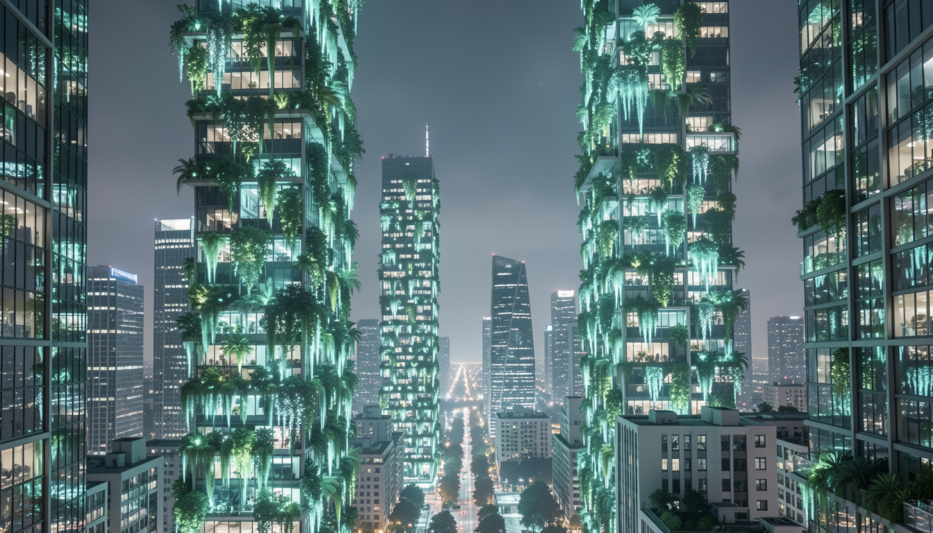 AI Bio-Luminescent Architecture Lighting Cities with Nature (2026)