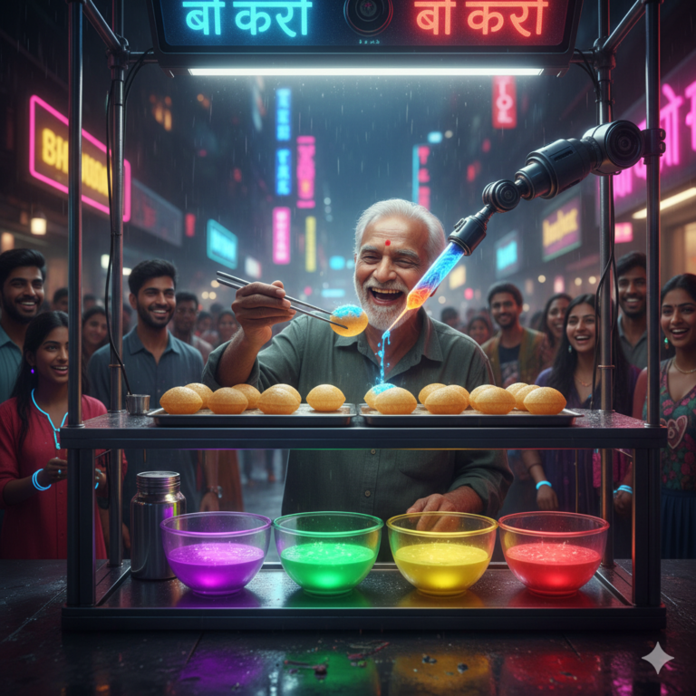 AI Generated Street Food Art