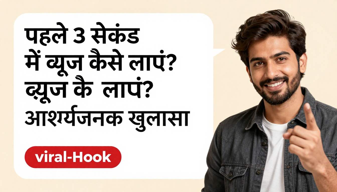AI Script-to-Viral-Hook पहले 3 सेकंड में व्यूज कैसे लाएं