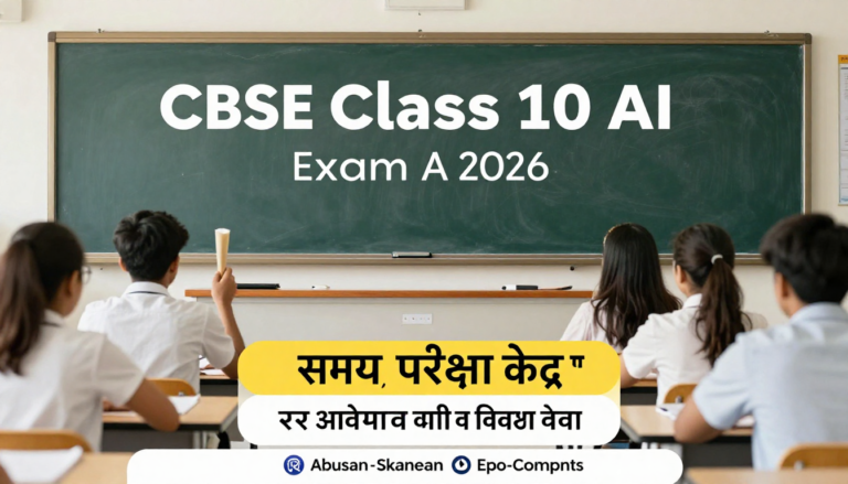 CBSE Class 10 AI Exam 2026 कब है आर्टिफ़िशियल इंटेलिजेंस का पेपर डेटशीट और तैयारी की पूरी गाइड