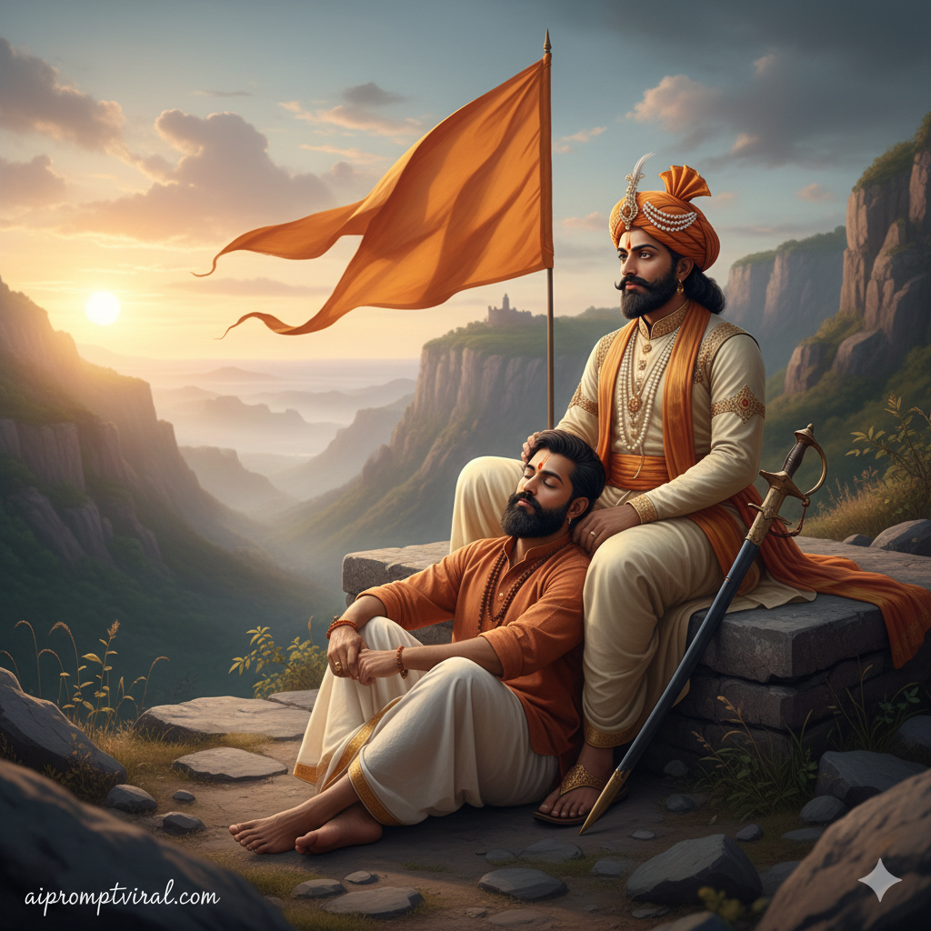 Gemini AI Face Lock Prompts Realistic Shivaji Maharaj Photo Guide