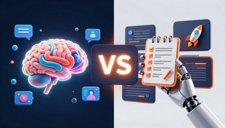 Generative AI vs Agentic AI'. On the left side