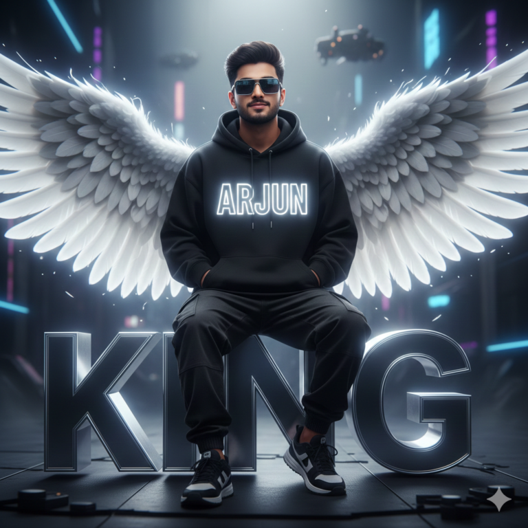 Viral T-Shirt Name Art AI Prompts अपने नाम की दमदार 3D फोटो बनाएं (2026 Trend)