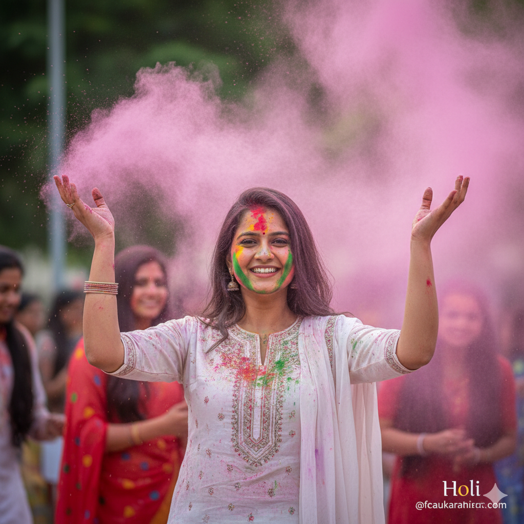 Holi AI Photo Editing Prompts 2026: 100% Strict Face Lock Preservation