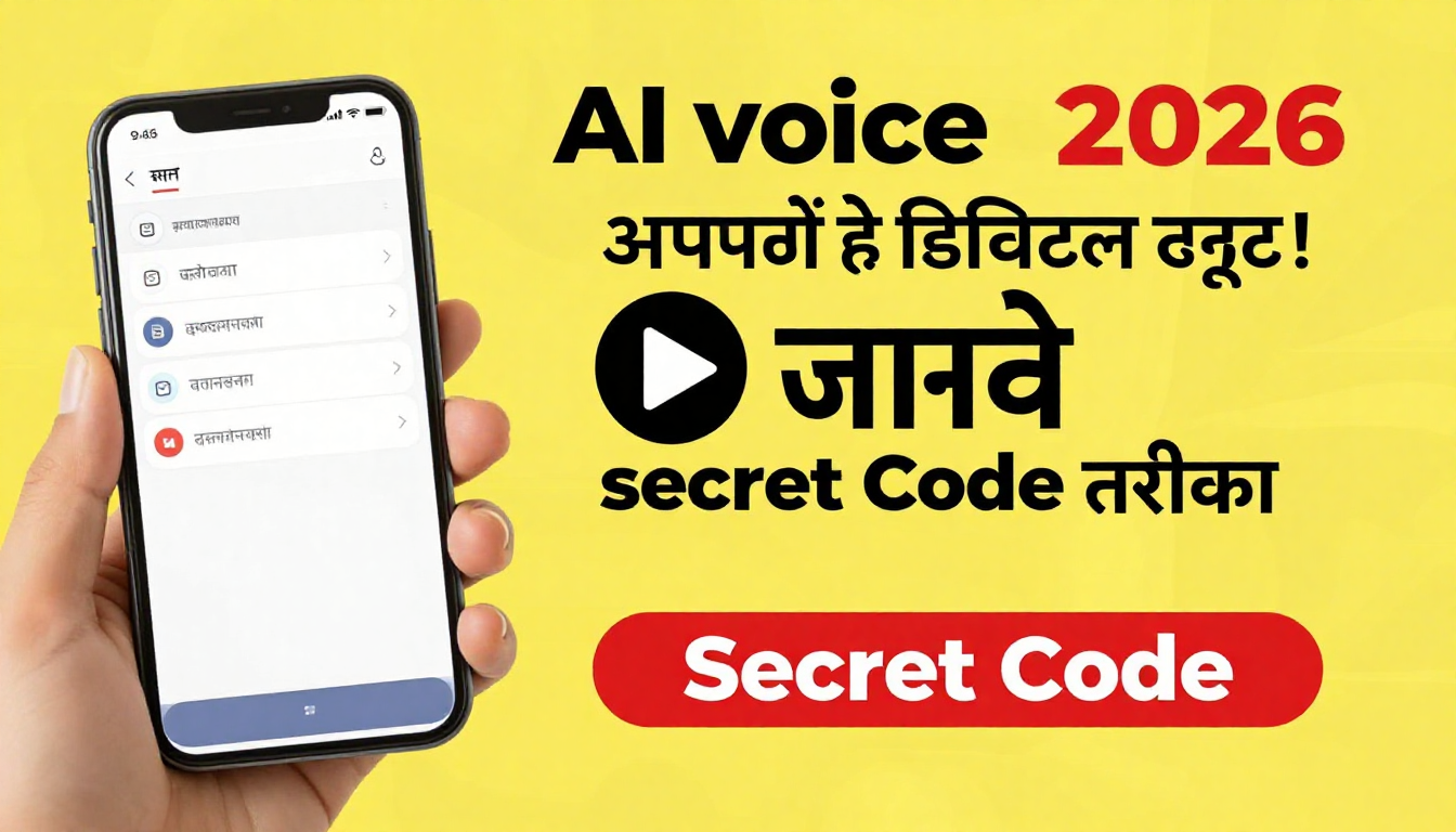"A conceptual image of an AI voice scam where a person receives a fake call from a relative, showing the difference between AI generated voice and human speech."
