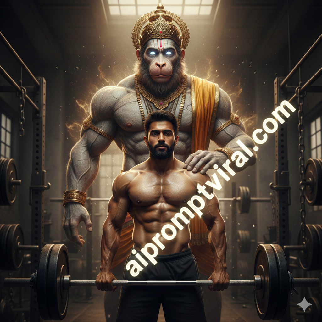 hanuman ji ai prompt image