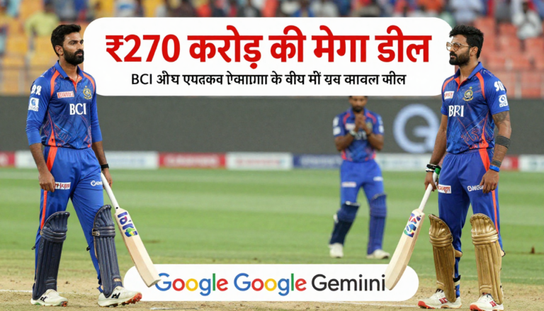 BCCI and Google Gemini partnership for IPL 2026 AI sponsorship announcement