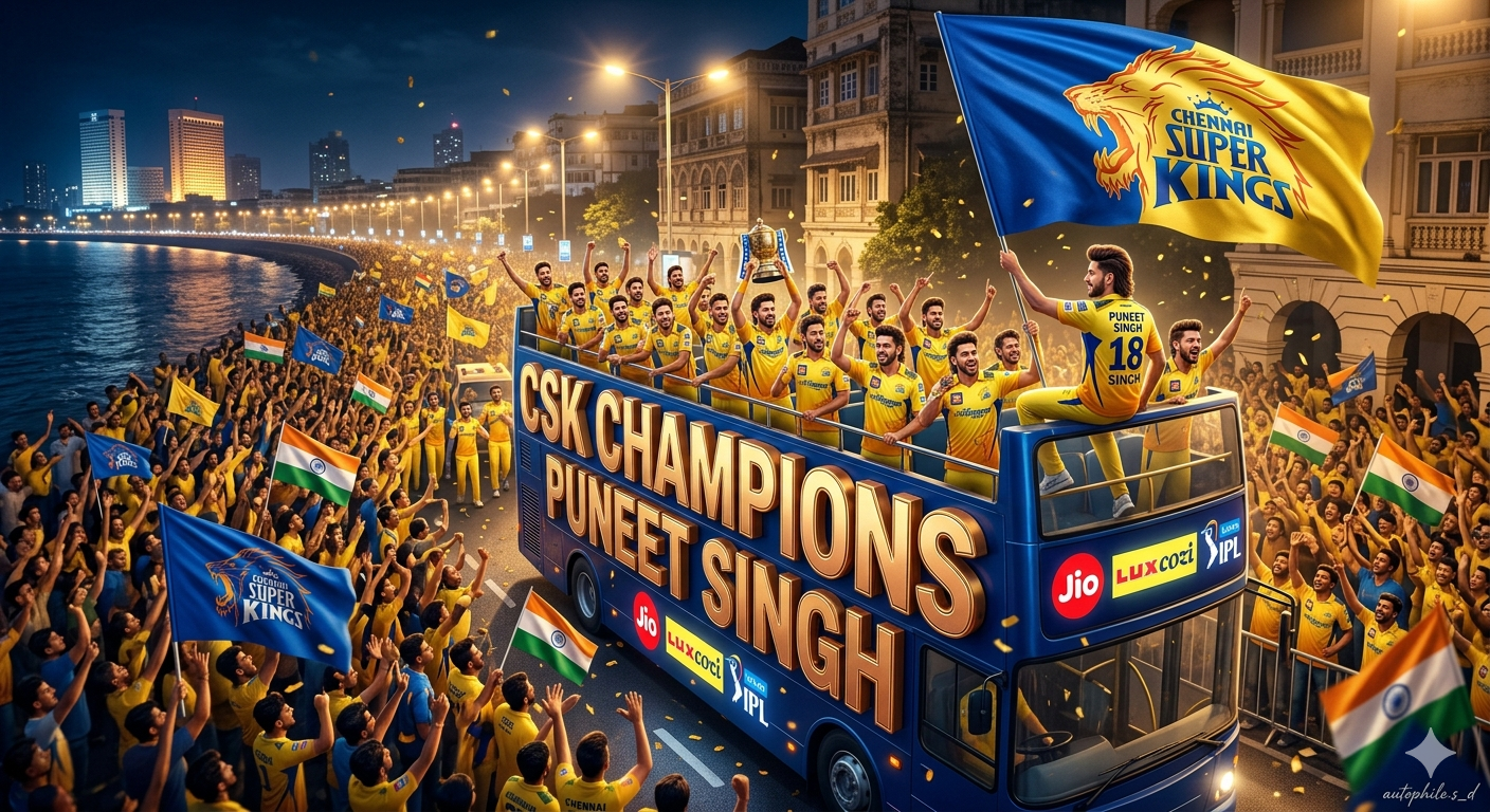 Chennai Super Kings (CSK) AI Photo Prompt 2026