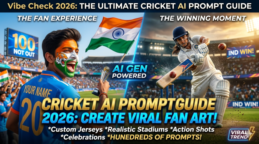 Cricket AI Photo Prompts