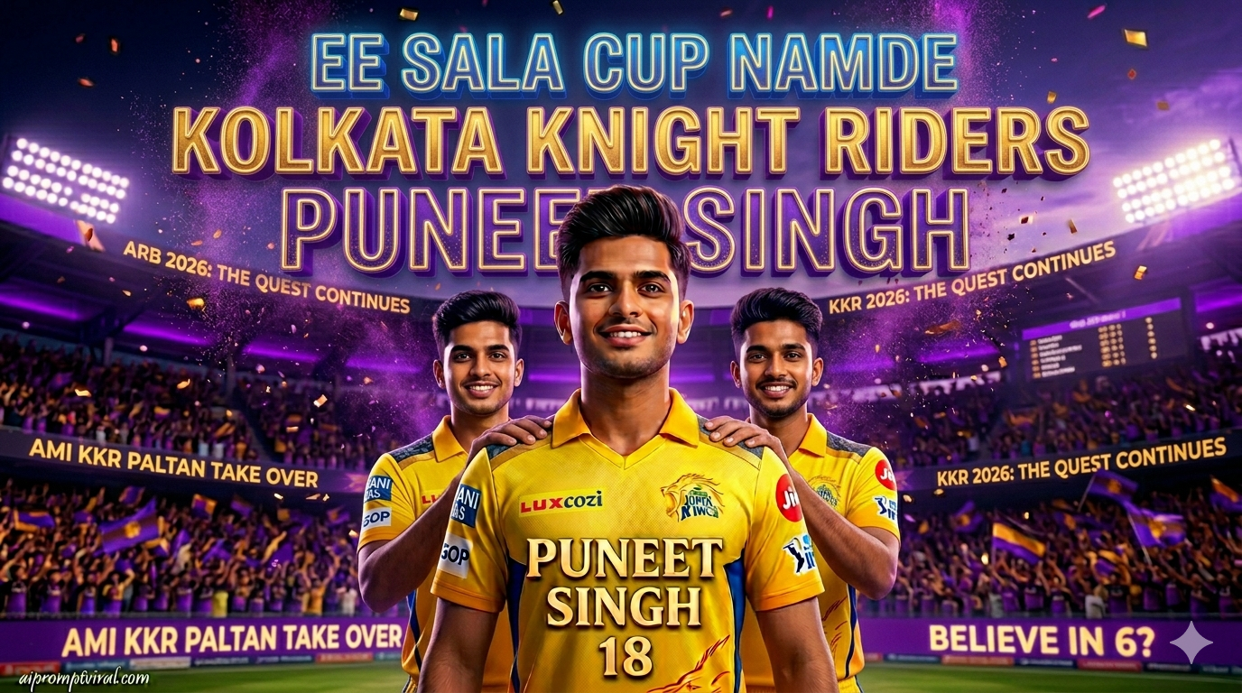 KKR Jersey AI Prompt 2026