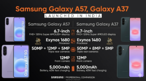 Samsung Galaxy A57 5G & Galaxy A37 5G Launch in India: AI Features, Price, and Specs Revealed