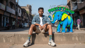 10+ Pocketship Indian Street Style AI Prompts (Mixed-Media Trend)