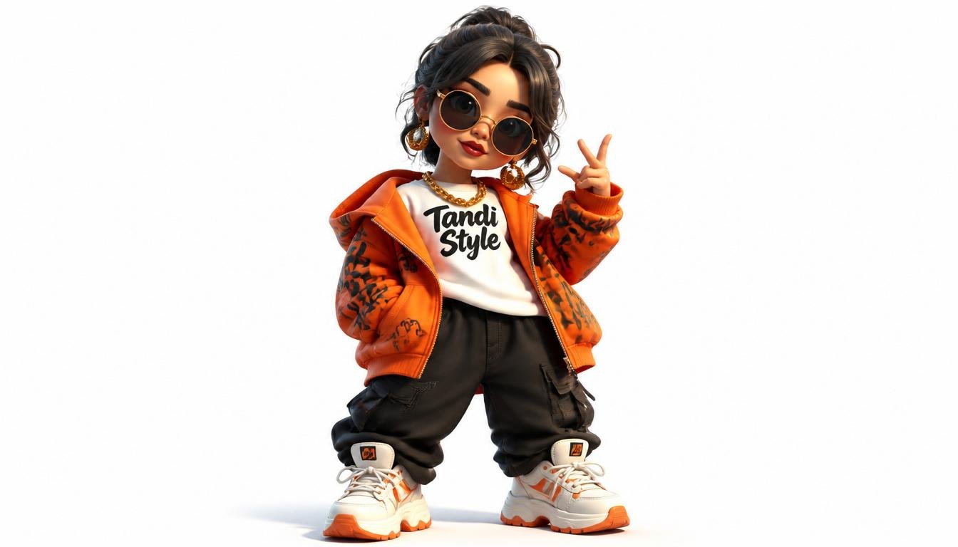 10 Premium 3D Pixar-Style Rap Avatar Prompts (Tandi Style)