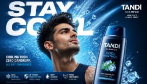 10 Premium Tandi Shampoo Cool Menthol AI Prompts for Commercial Renders (8K)