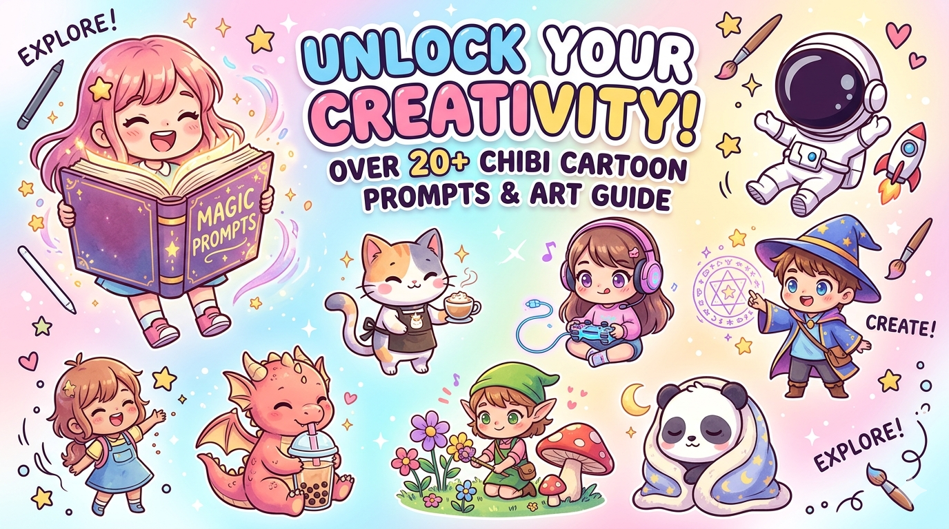20+ Best Chibi Cartoon Prompts