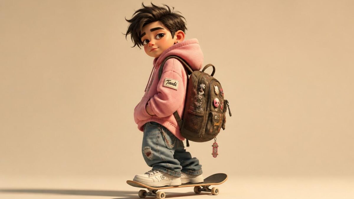 Tandi Animation Art Direction: 10+ Premium Stylized 3D Skater Character Prompts