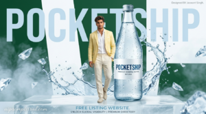 10+ Premium Mineral Water Campaign AI Prompts (Pocketship Luxury Edition) / ‘पॉकेटशिप’ प्रीमियम मिनरल वॉटर एआई एडवरटाइजिंग प्रॉम्ट्स