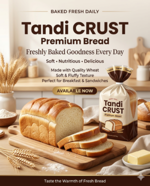 Tandi CRUST Premium Bread: 10+ High-Quality Commercial Bakery Prompts