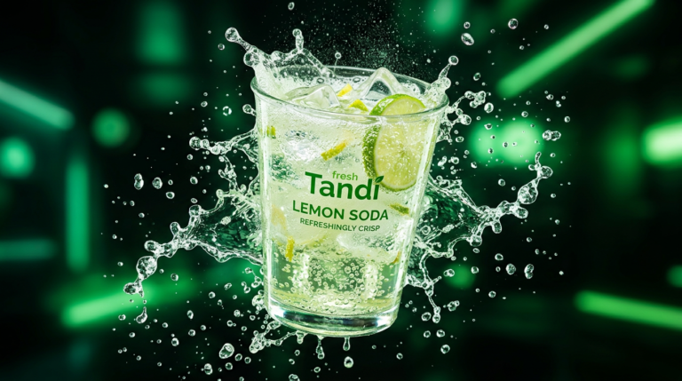 Tandi Lemon Soda The Art of Dynamic Beverage Advertising