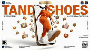 Tandi Shoes Futuristic 3D Advertising ai Prompt
