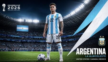 FIFA WORLD CUP 2026 Poster for Argetina team