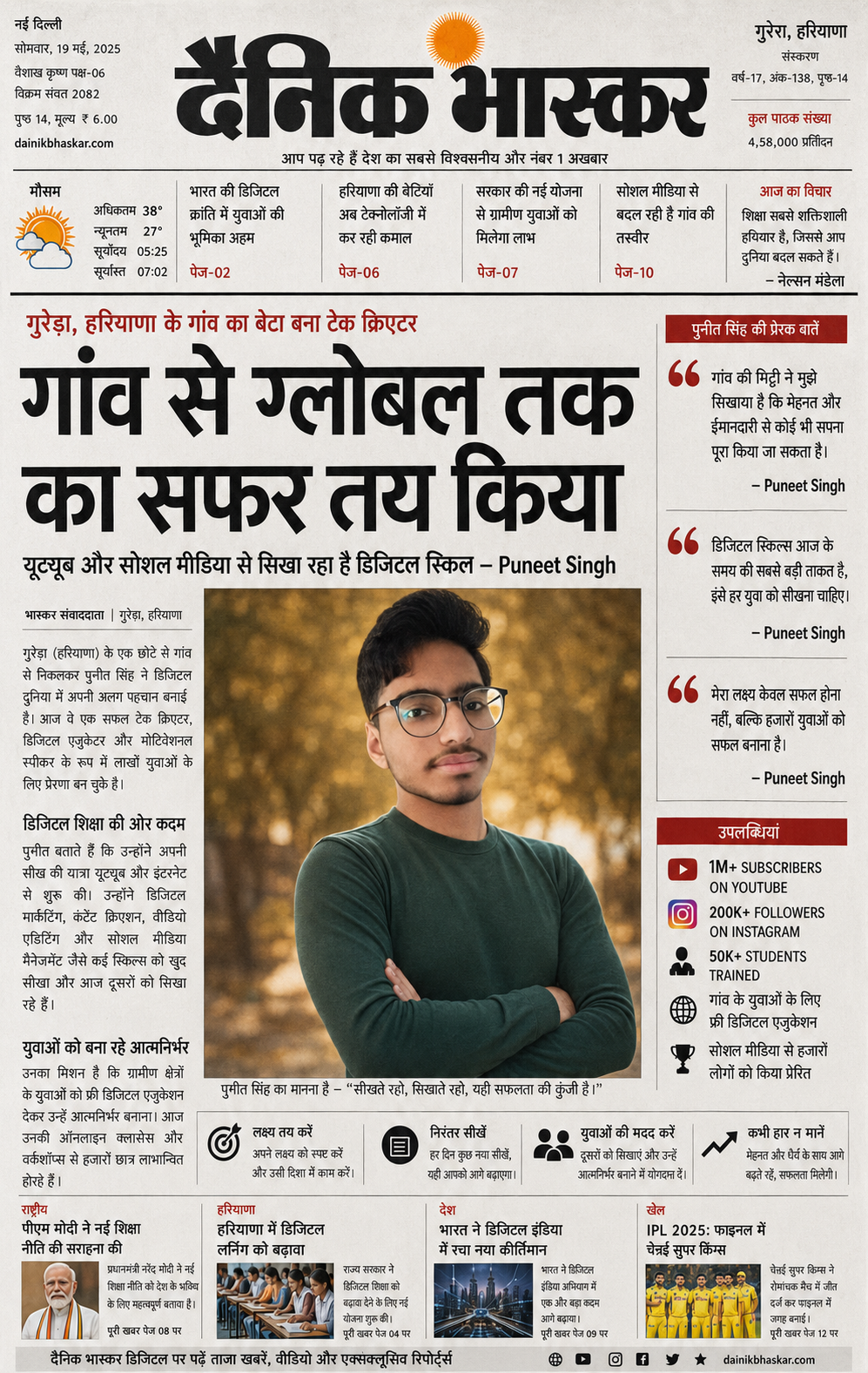Newspaper Prompt Builder