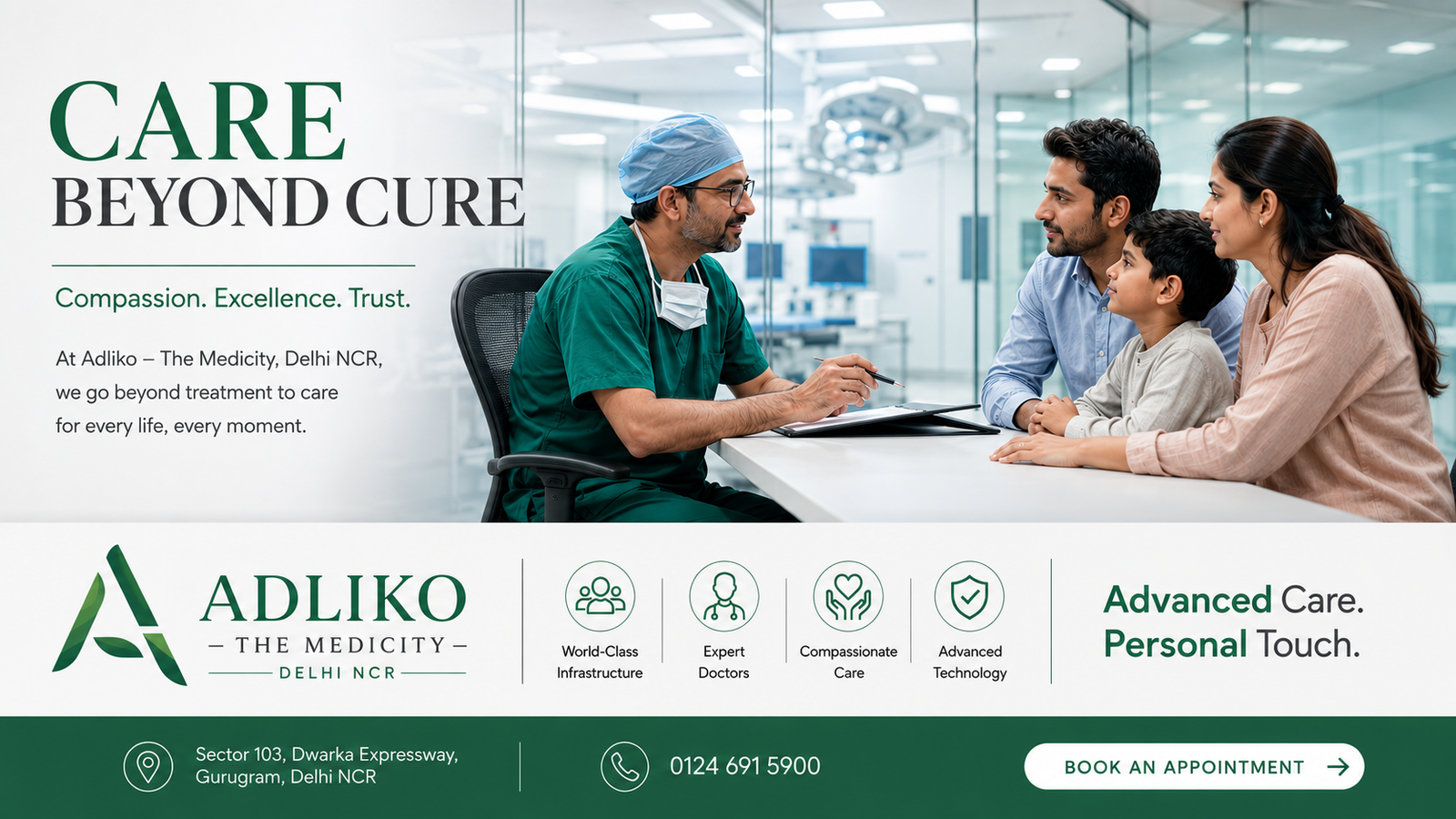 Hospital Banner Prompt Architect