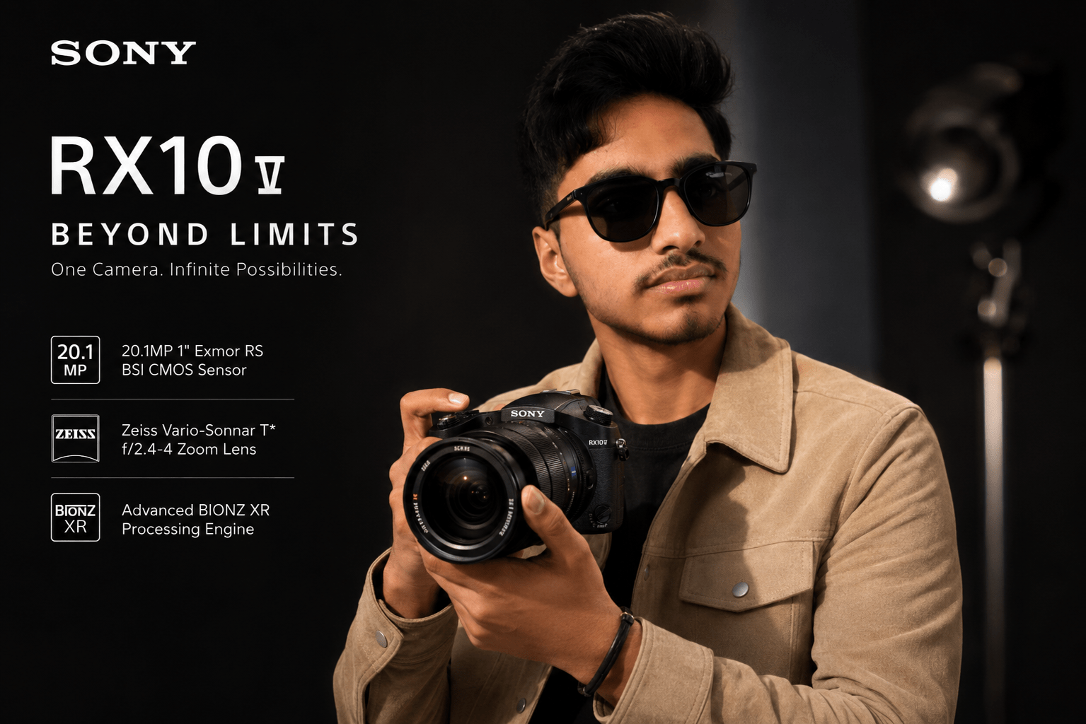 Mastering AI Commercial Photography with the Sony RX10 V